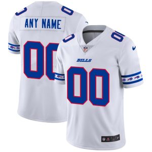 High quality Buffalo Bills Custom  White Team Logo Vapor Limited NFL Jersey
