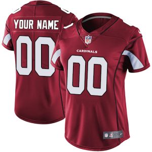 Stunning Arizona Cardinals Customized Red Team Color Stitched Vapor Untouchable Limited Women's NFL Jersey