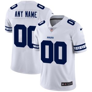 Delightful Indianapolis Colts Custom  White Team Logo Vapor Limited NFL Jersey