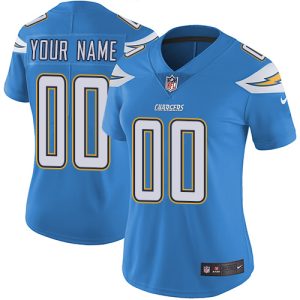 Outstanding San Diego Chargers Customized Electric Blue Alternate Stitched Vapor Untouchable Limited Women's NFL Jersey