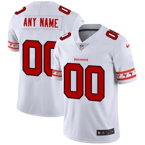 Delightful Tampa Bay Buccaneers Custom  White Team Logo Vapor Limited NFL Jersey