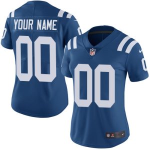 High quality Indianapolis Colts Customized Royal Blue Team Color Stitched Vapor Untouchable Limited Women's NFL Jersey