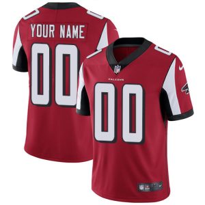Exceptional Atlanta Falcons Customized Red Team Color Stitched Vapor Untouchable Limited Youth NFL Jersey