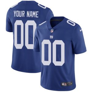 Superb New York Giants Customized Royal Blue Team Color Stitched Vapor Untouchable Limited Youth NFL Jersey