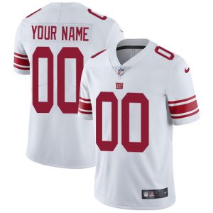 High quality New York Giants Customized White Stitched Vapor Untouchable Limited Youth NFL Jersey