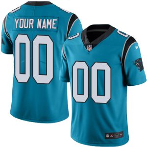 Fantastic Carolina Panthers Customized Blue Alternate Stitched Vapor Untouchable Limited Men's NFL Jersey