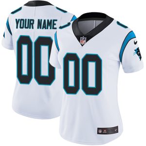 High quality Carolina Panthers Customized White Stitched Vapor Untouchable Limited Women's NFL Jersey
