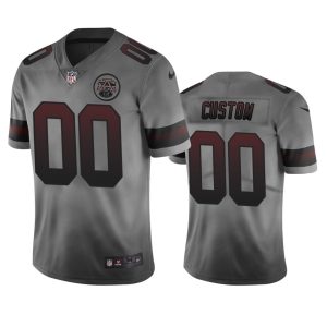 Outstanding Kansas City Chiefs Custom Smoky Men's  Vapor Limited City Edition NFL Jersey