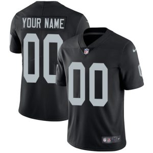 Superb Las Vegas Raiders Customized Black Team Color Stitched Vapor Untouchable Limited Youth NFL Jersey