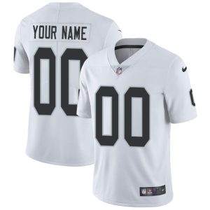 Top notch Las Vegas Raiders Customized White Stitched Vapor Untouchable Limited Youth NFL Jersey