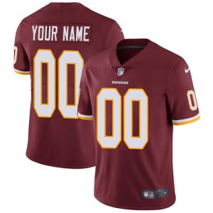 Premium Washington Commanders Customized Burgundy Red Team Color Stitched Vapor Untouchable Limited Youth NFL Jersey