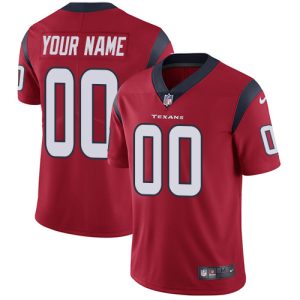 Amazing Houston Texans Customized Red Alternate Stitched Vapor Untouchable Limited Youth NFL Jersey
