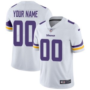 Exceptional Minnesota Vikings Customized White Stitched Vapor Untouchable Limited Youth NFL Jersey