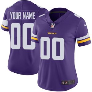 Fantastic Minnesota Vikings Customized Purple Team Color Stitched Vapor Untouchable Limited Women's NFL Jersey