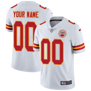 Top notch Kansas City Chiefs Customized White Stitched Vapor Untouchable Limited Men's NFL Jersey