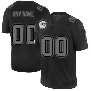 Outstanding Los Angeles Rams Custom Men's  Black 2019 Salute to Service Limited Stitched NFL Jersey