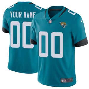 Delightful Jacksonville Jaguars Customized Teal Green Team Color Stitched Vapor Untouchable Limited Men's NFL Jersey