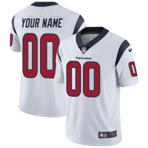 Premium Houston Texans Customized White Stitched Vapor Untouchable Limited Men's NFL Jersey