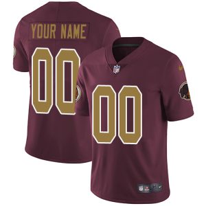 Stunning Washington Commanders Customized Burgundy Red Alternate Stitched Vapor Untouchable Limited Men's NFL Jersey