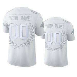 Outstanding Carolina Panthers Custom Men''s  Platinum NFL MVP Limited Edition Jersey