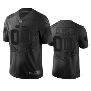 Premium San Francisco 49ers Custom Men's  Black NFL MVP Limited Edition Jersey