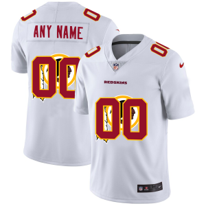Fantastic Washington Commanders Custom White Men's Team Logo Dual Overlap Limited NFL Jersey