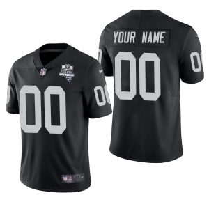 Amazing Las Vegas Raiders Custom Men's  2020 Inaugural Season Vapor Limited NFL Jersey Black