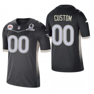 Premium Baltimore Ravens Custom 2021 AFC Pro Bowl Game Anthracite NFL Jersey