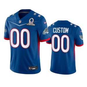 Fantastic Eagles Custom Men's NFL 2022 NFC Pro Bowl Game Jersey Royal