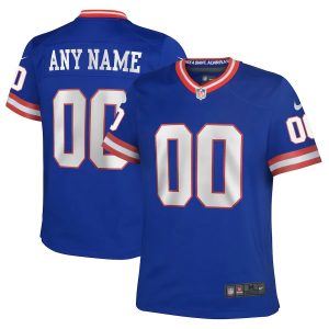 Fantastic Youth New York Giants  Royal Classic Custom Game Jersey