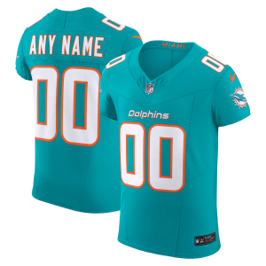 Delightful Miami Dolphins Custom Men's  Aqua Vapor F.U.S.E. Limited Jersey