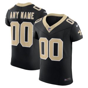 High quality New Orleans Saints Custom Men's  Black Vapor F.U.S.E. Limited Jersey