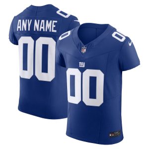 Fantastic New York Giants Custom Men's  Royal Vapor F.U.S.E. Limited Jersey