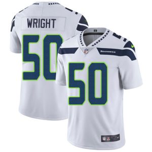 Fantastic Seahawks #50 K.J. Wright White Men's Stitched NFL Vapor Untouchable Limited Jersey