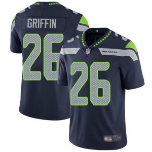 Exceptional Seahawks #26 Shaquem Griffin Steel Blue Team Color Men's Stitched NFL Vapor Untouchable Limited Jersey