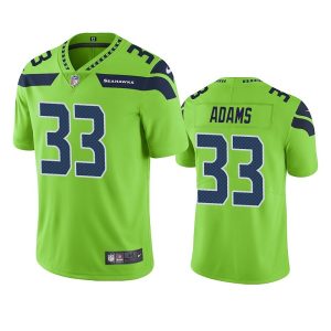 Superb Seattle Seahawks #33 Jamal Adams Men's Green Color Rush Limited Stitched NFL Jersey