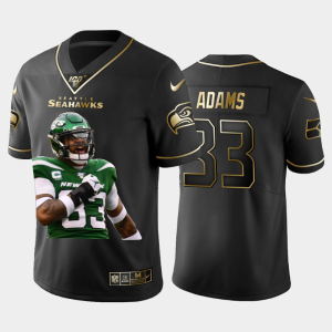 Outstanding Seattle Seahawks #33 Jamal Adams Team Hero 1 Vapor Limited NFL 100 Jersey Black Golden