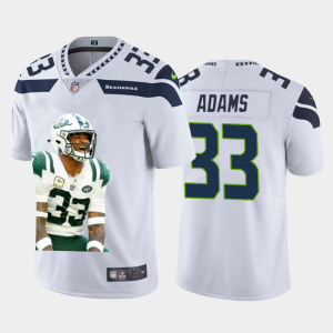 Fantastic Seattle Seahawks #33 Jamal Adams Team Hero 1 Vapor Limited NFL 100 Jersey White