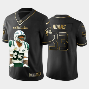 High quality Seattle Seahawks #33 Jamal Adams Team Hero Vapor Limited NFL 100 Jersey Black Golden