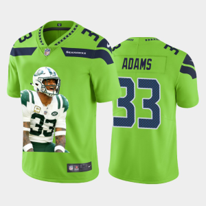 High quality Seattle Seahawks #33 Jamal Adams Team Hero Vapor Limited NFL Jersey Green