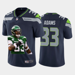 Amazing Seattle Seahawks #33 Jamal Adams Team Hero Vapor Limited NFL 100 Jersey Navy