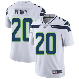 Superb Seahawks #20 Rashaad Penny White Men's Stitched NFL Vapor Untouchable Limited Jersey