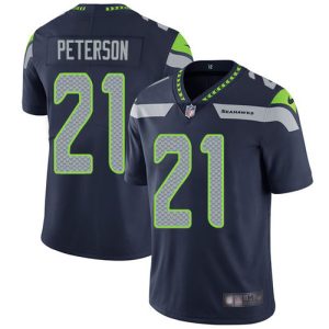 Exceptional Seahawks #21 Adrian Peterson Steel Blue Team Color Men's Stitched NFL Vapor Untouchable Limited Jersey