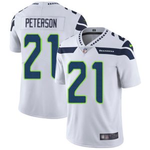 Outstanding Seahawks #21 Adrian Peterson White Men's Stitched NFL Vapor Untouchable Limited Jersey
