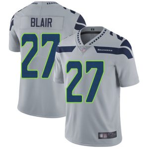 Top notch Seahawks #27 Marquise Blair Grey Alternate Men's Stitched NFL Vapor Untouchable Limited Jersey