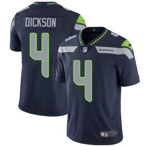 Delightful Seahawks #4 Michael Dickson Steel Blue Team Color Men's Stitched NFL Vapor Untouchable Limited Jersey