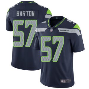 Delightful Seahawks #57 Cody Barton Steel Blue Team Color Men's Stitched NFL Vapor Untouchable Limited Jersey