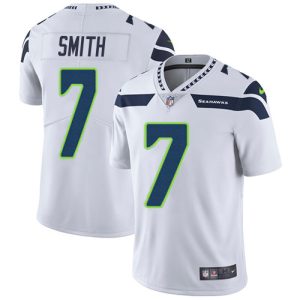 Outstanding Seahawks #7 Geno Smith White Men's Stitched NFL Vapor Untouchable Limited Jersey