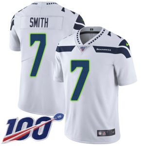 Amazing Seahawks #7 Geno Smith White Men's Stitched NFL 100th Season Vapor Untouchable Limited Jersey