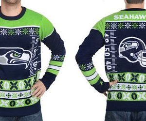 Outstanding Seahawks Men's Ugly Sweater